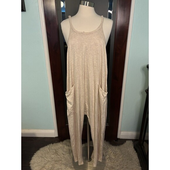 Antistar Pants - New Antistar Beige Jumpsuit SO SOFT & COMFY Size Small #87